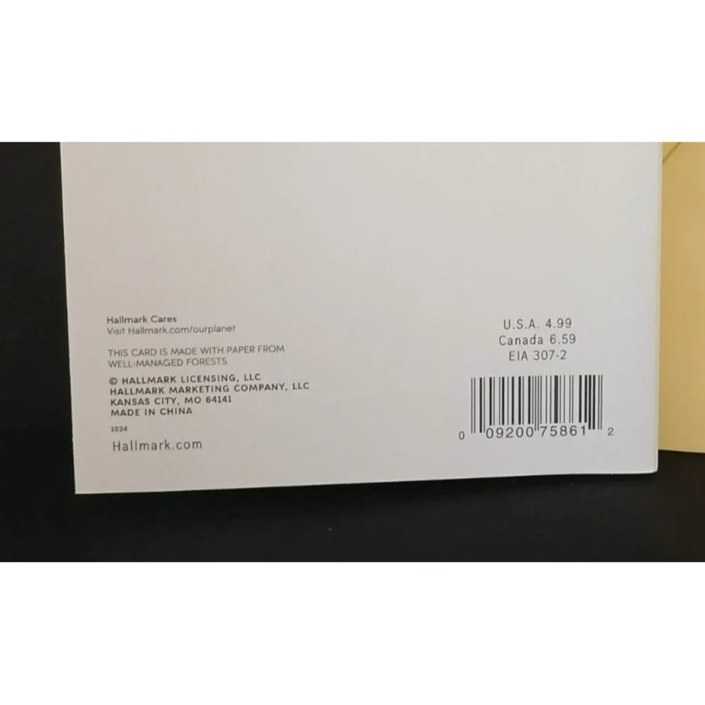Hallmark Granddaughter Easter Card with Blessed Rubber Bracelet Band in Card